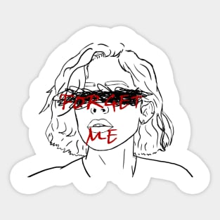 tumblr girl Sticker